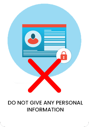 Do not give any personal information